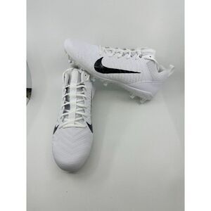 Nike Alpha Menace Pro 2 Low White Black Size 13 CV6477-100 Football Cleats